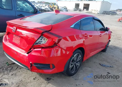 2017 Honda Civic Ex-L из США, поврежденный, VIN 2HGFC1F87HH651672